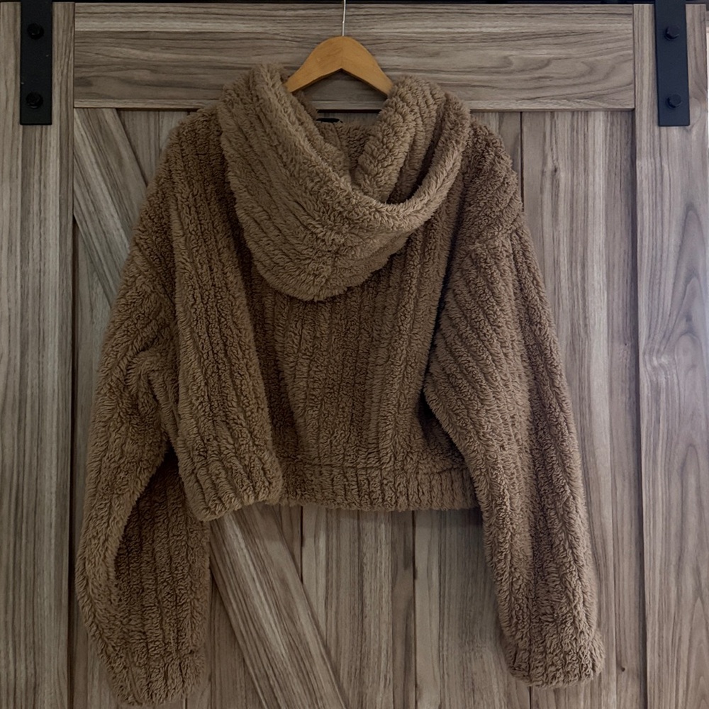 fuzzy teddy bear coat - Picture 3 of 5